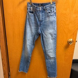 Abercrombie & Fitch Light Blue Straight Leg Jeans